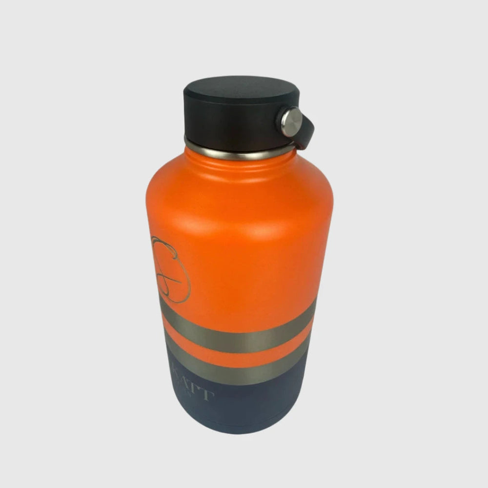 Ole Mate Orange Insulated Tradie Water Bottle - 1.9L Stainless Steel