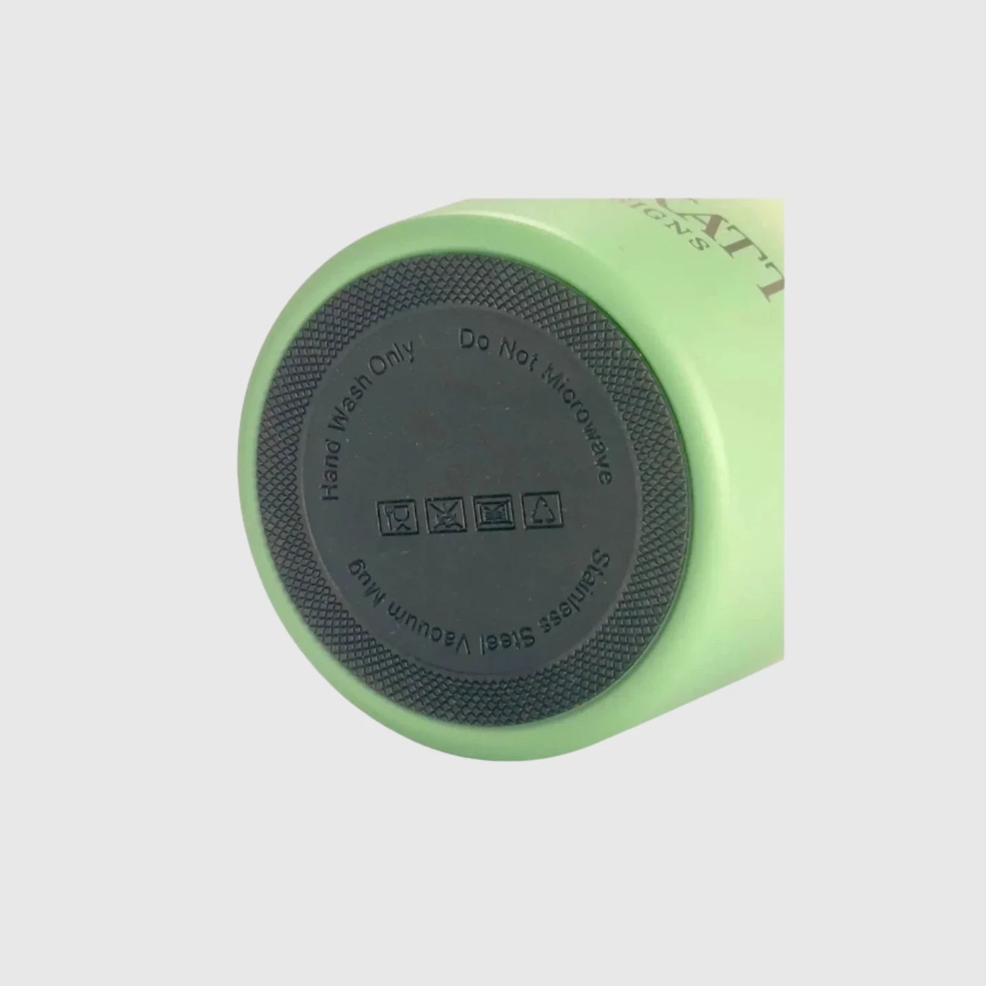 Pastel Green Insulated Travel Coffee Cup - 500ml - Solkatt Designs 