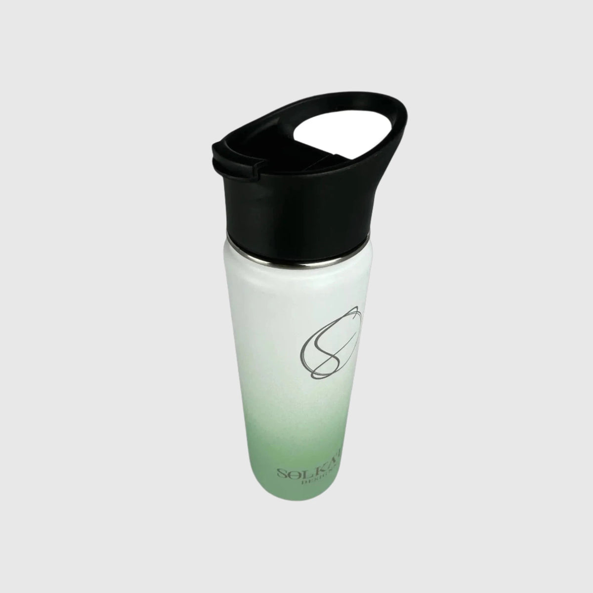 Pastel Green Insulated Water Bottle - 650ml - Solkatt Designs 