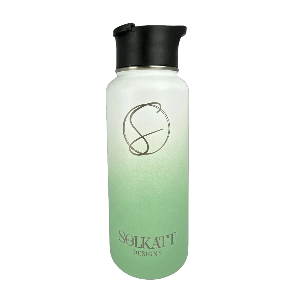 Pastel Green Insulated Water Bottle - 950ml - Solkatt Designs 