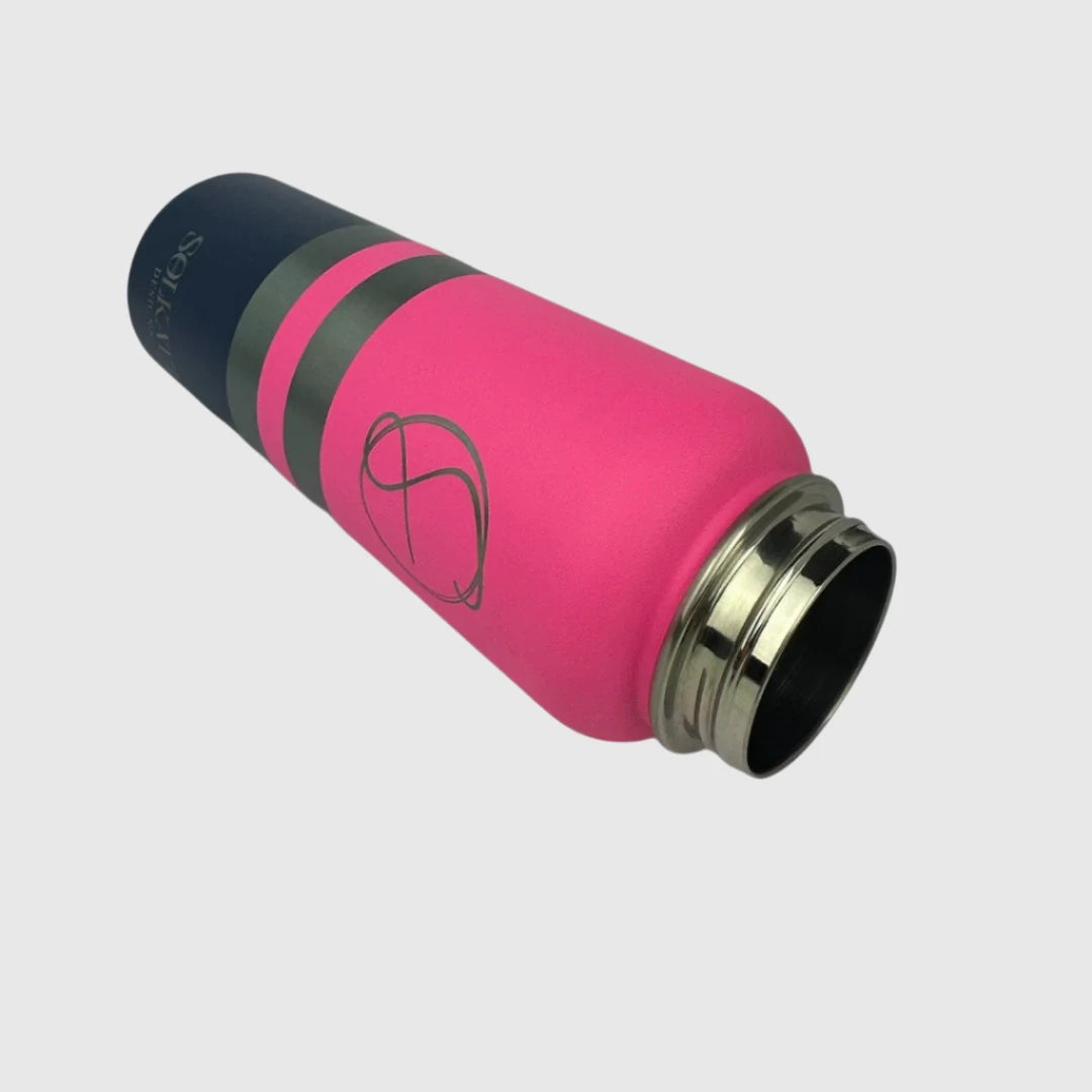 Plastered Pink Insulated Tradie Water Bottle - 1.2L - Solkatt Designs 