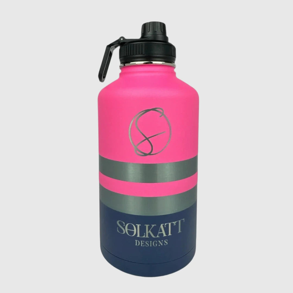 Plastered Pink Insulated Tradie Water Bottle - 1.9L Stainless Steel