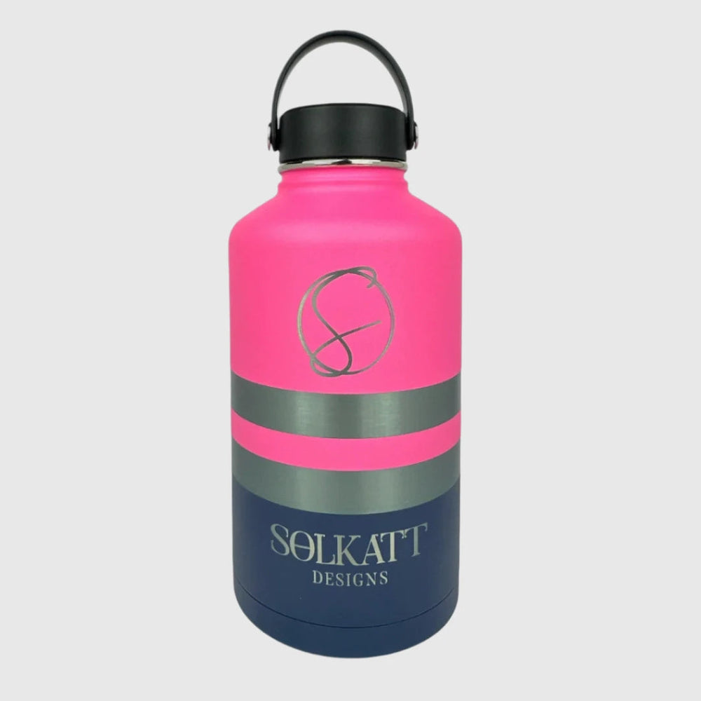 Plastered Pink Insulated Tradie Water Bottle - 1.9L Stainless Steel