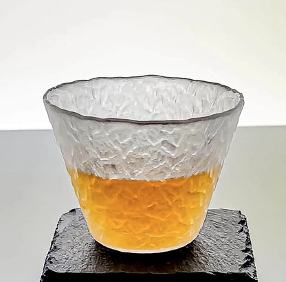 Japanese Whisky Glass Hazy Snow - Solkatt Designs 