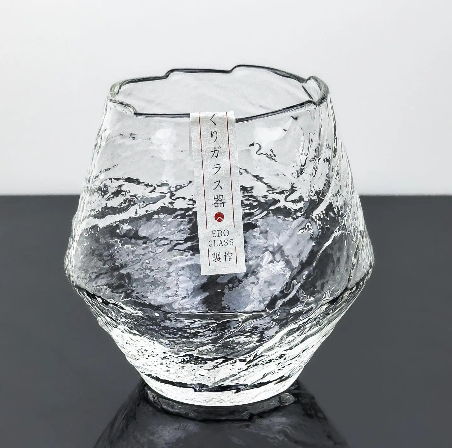 Japanese Style Snowflake Whisky Glass - Solkatt Designs 